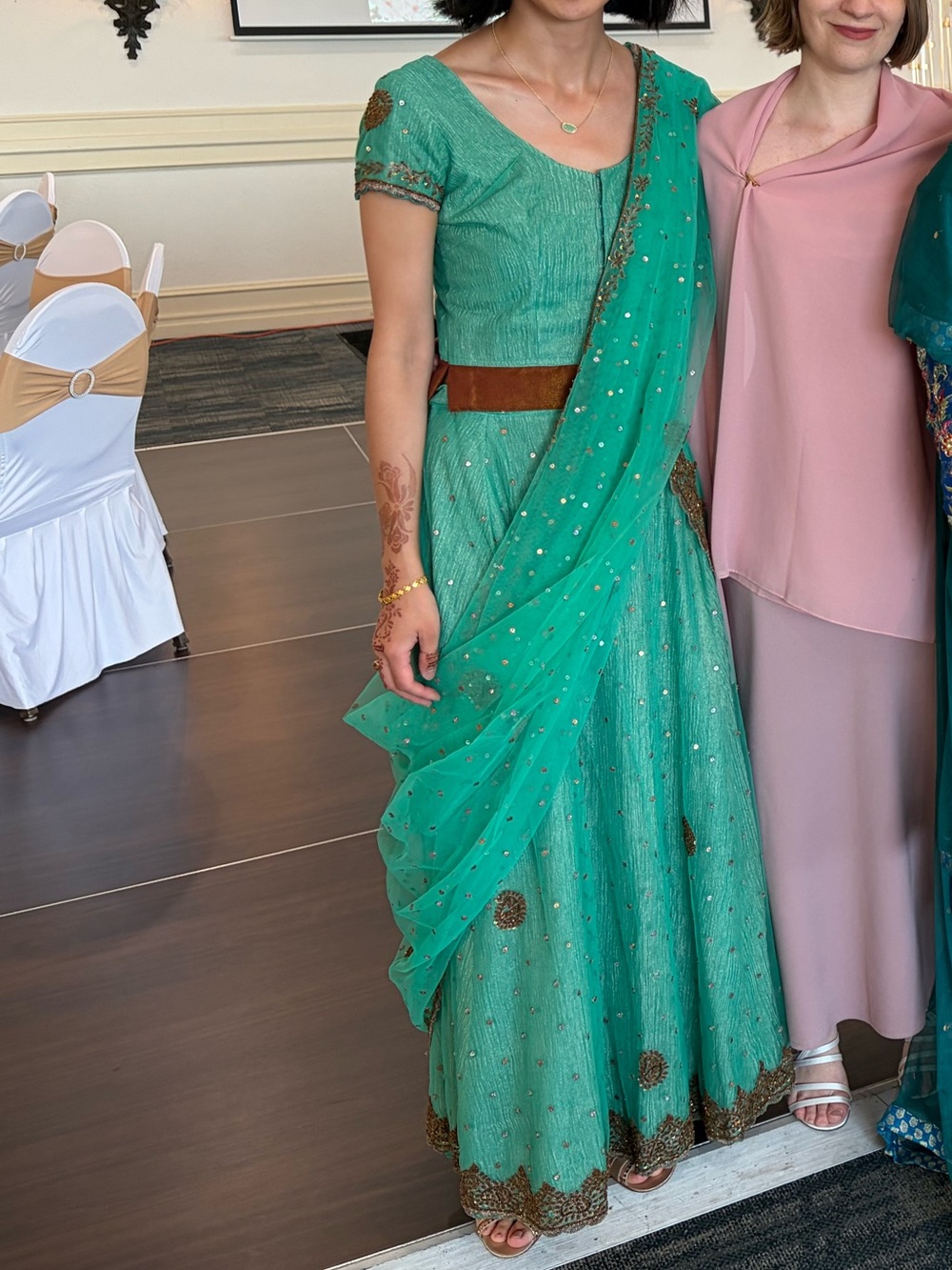 Turquoise Lehenga Set